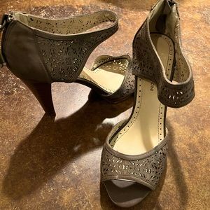 Taupe Heeled Sandals